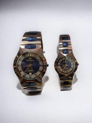 ساعات طقم "DIAMONDSTAR QUARTZ" المصنوعة من السيراميك